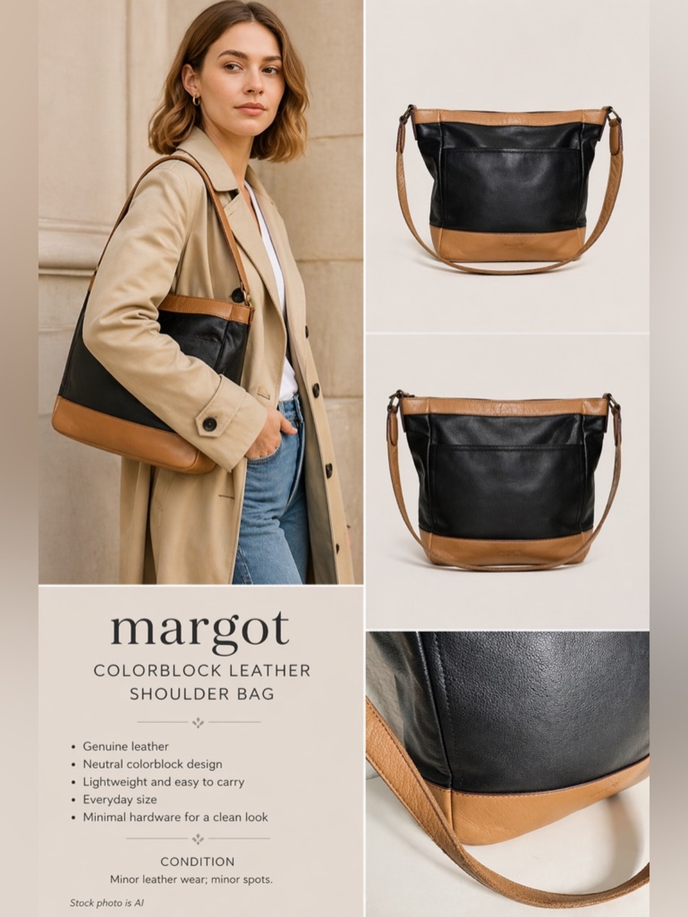Margot leather bag